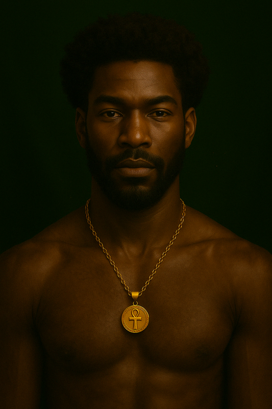 Collier Ankh ∞ Guerrier de lumière
