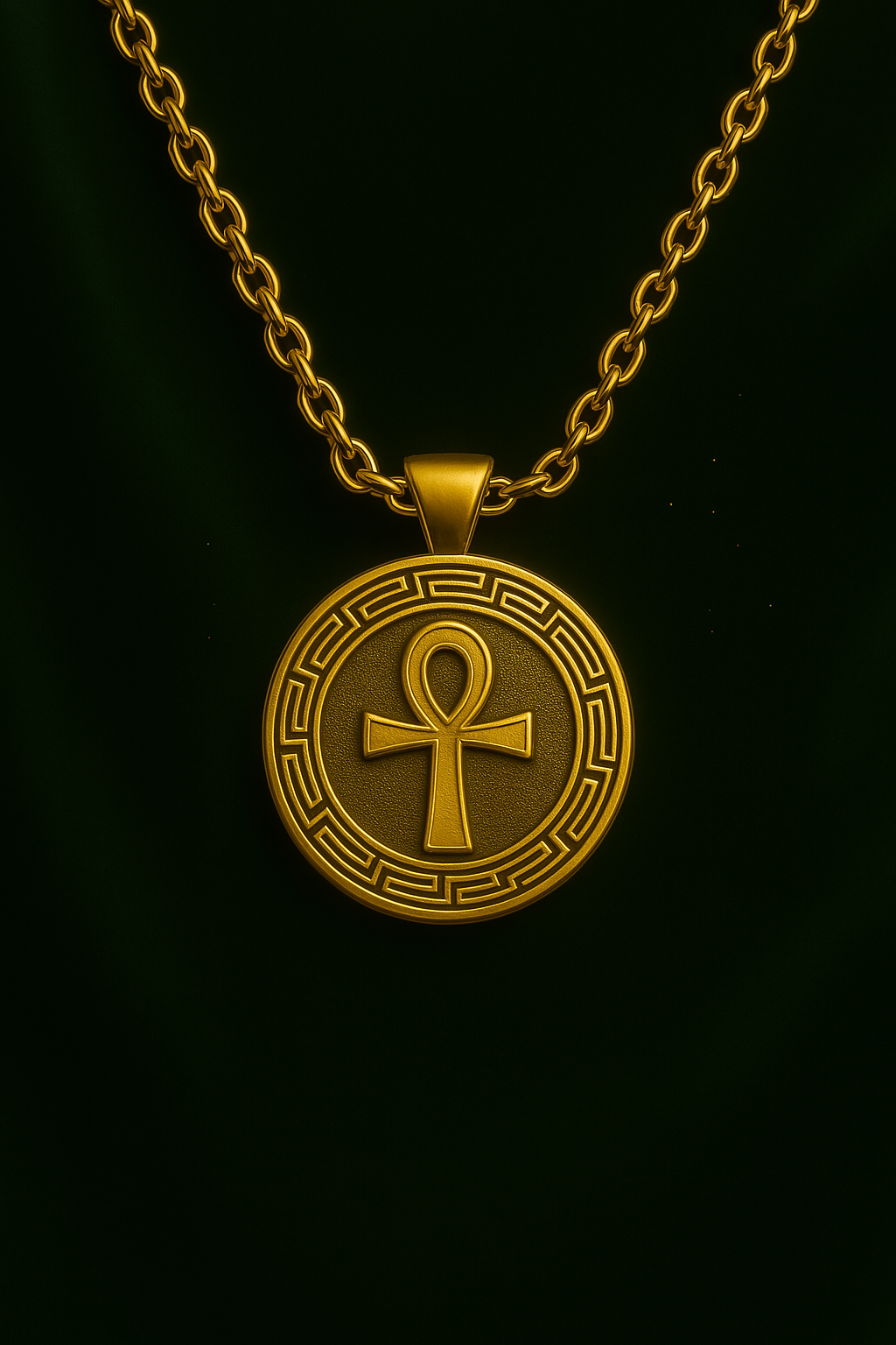 Collier Ankh ∞ Guerrier de lumière