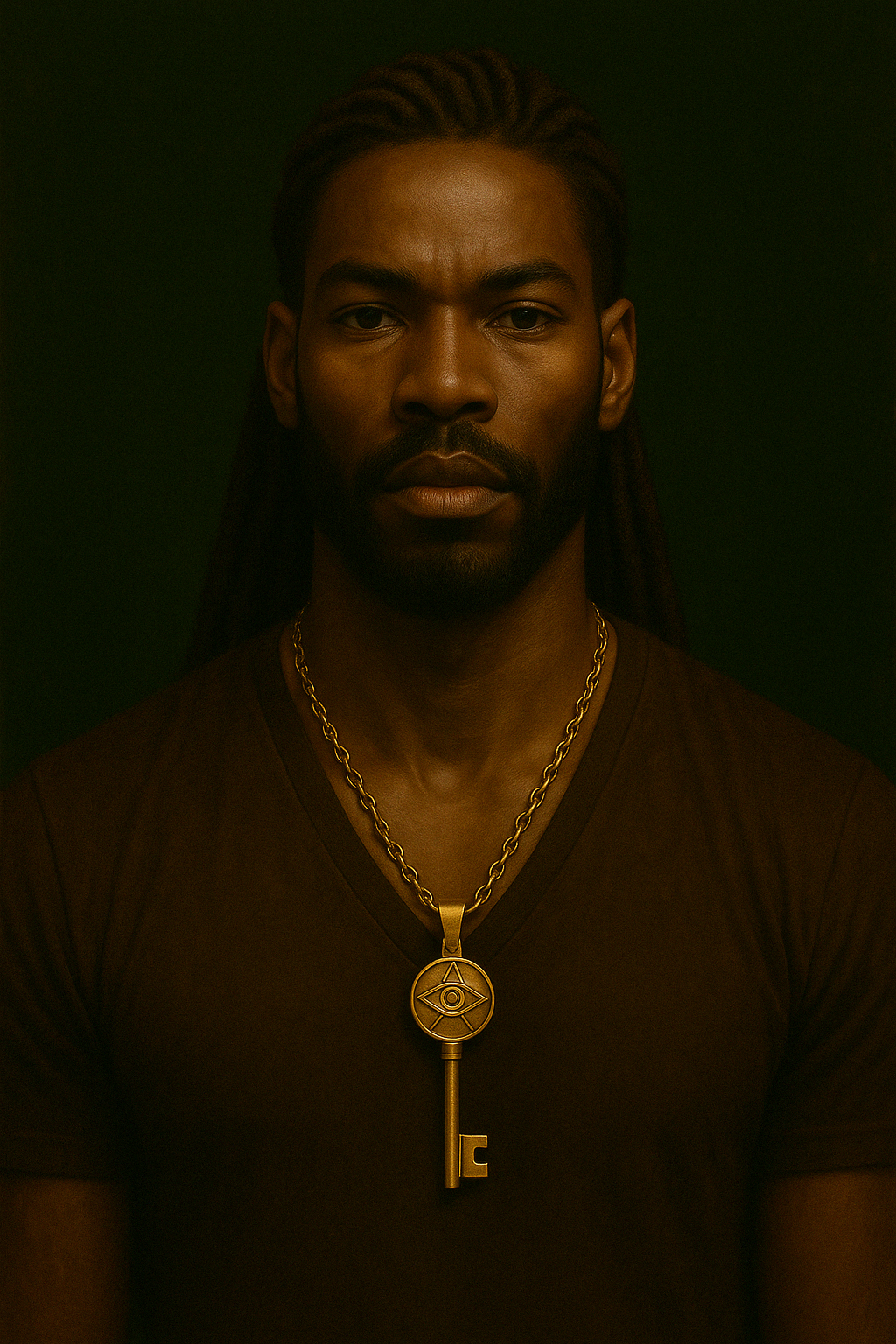 🗝️ Collier Le Gardien - Clé de Vision