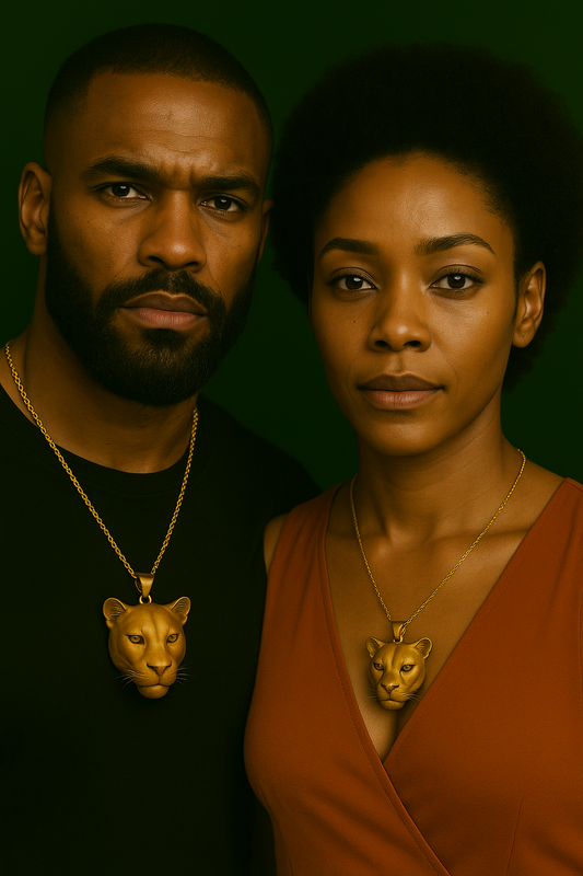 🐆 "Âme de Panthère" — Collier Totem de Puissance Silencieuse