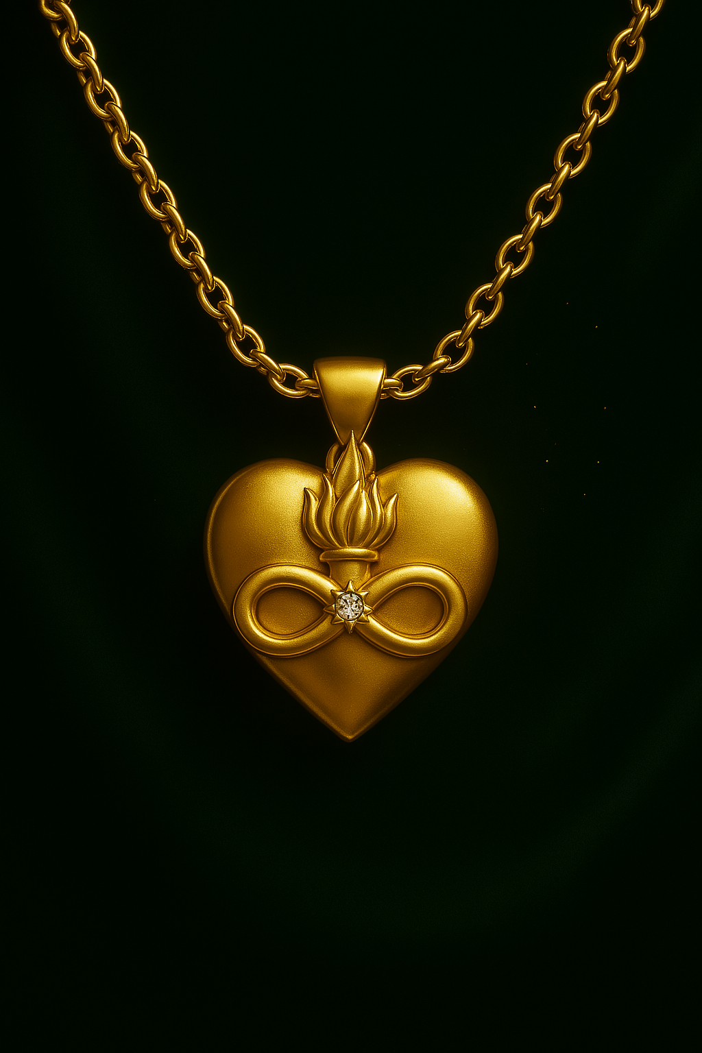 Collier Cœur Sacré ∞ Amour Infini