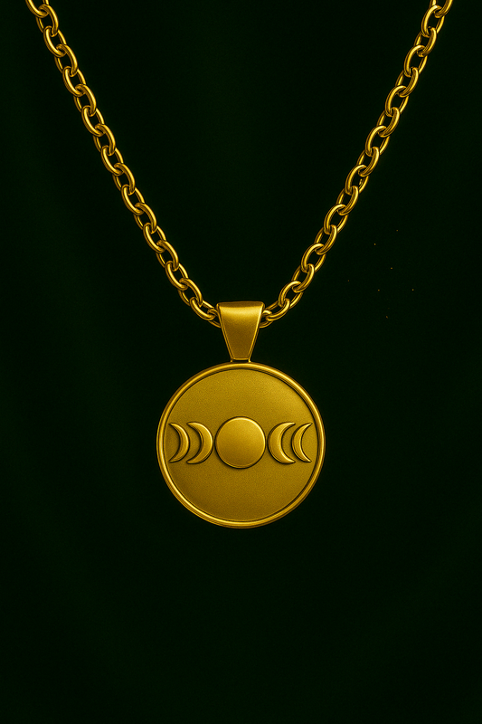 🌙 Collier “Lune & Cycle” — Le Rituel du Féminin