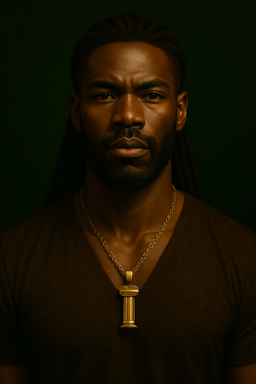 🏛️ Collier PILLAR COURAGE ∞ Force Inébranlable