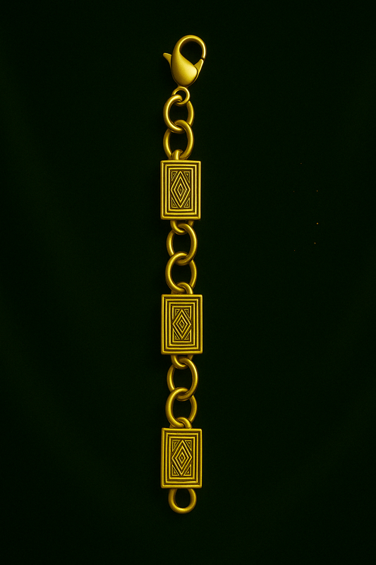 Bracelet “Lignée d’Or” – Héritage des Ancêtres