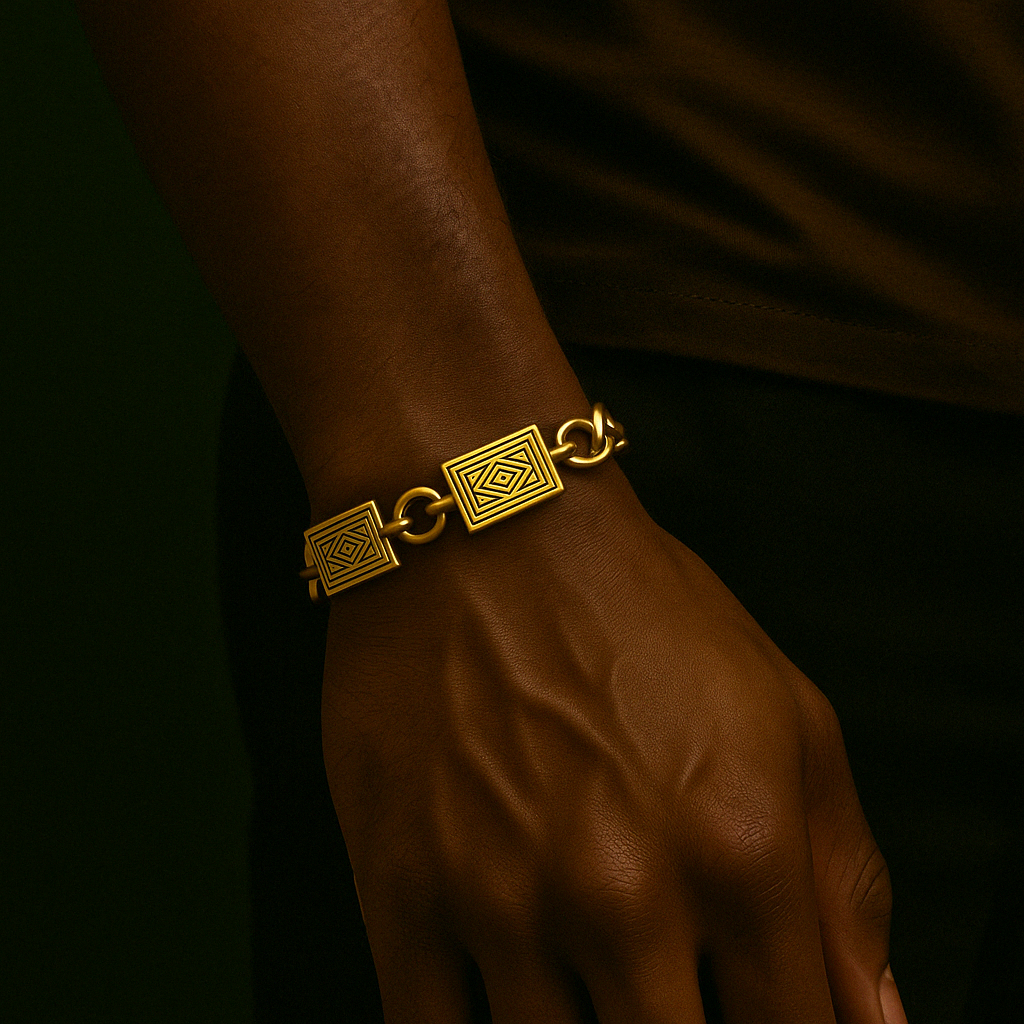 Bracelet “Lignée d’Or” – Héritage des Ancêtres