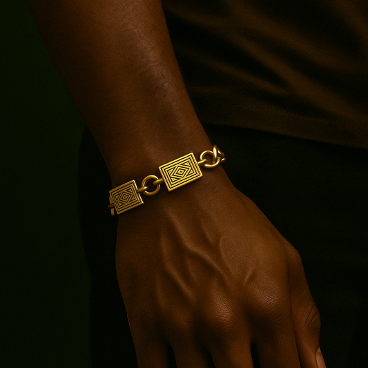 Bracelet “Lignée d’Or” – Héritage des Ancêtres