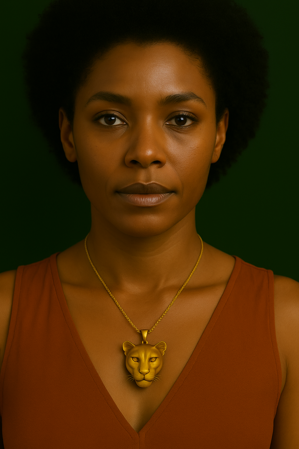 🐆 "Âme de Panthère" —  Collier Totem de Puissance Silencieuse